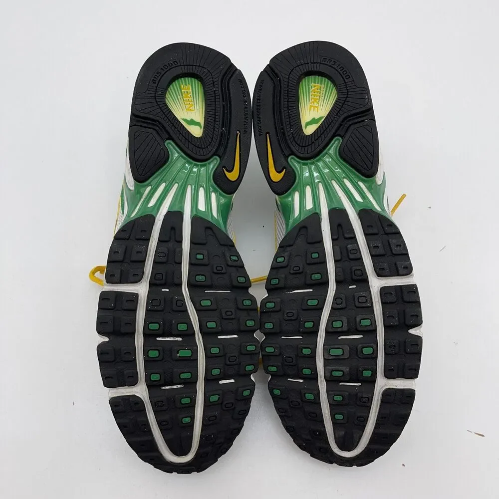 Size 12 - Nike Air Coos 315399-131 Green White Yellow Mens Running Shoes